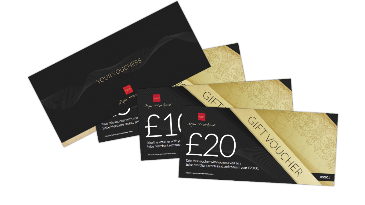 Gift voucher and wallet design service example.