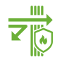 Enhanced security behind redundant firewalls
