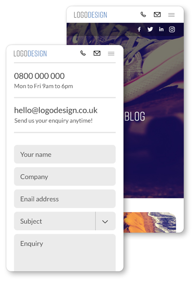 Responsive small business websites