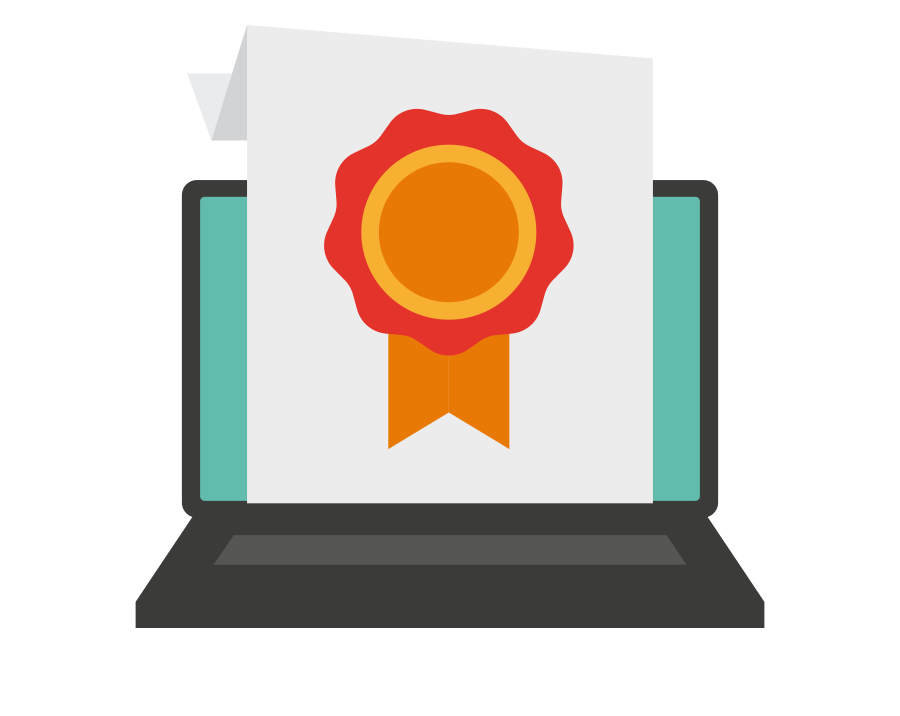 Graphic of laptop