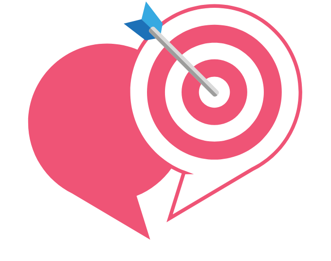 Graphic illustration of focused messages