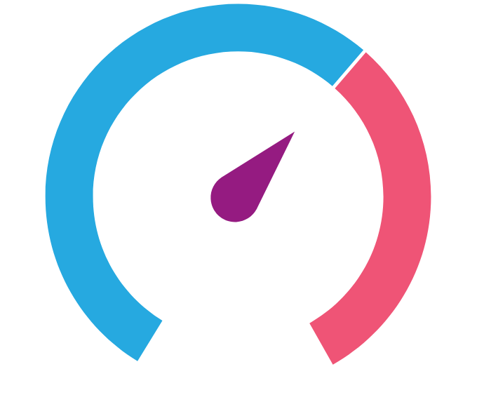 Graphic illustration of loading speed