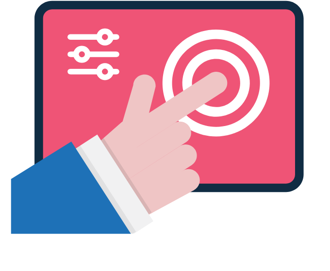 Graphic illustration for user interface