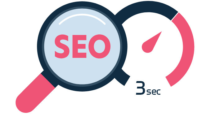 Graphic illustration for SEO and performance