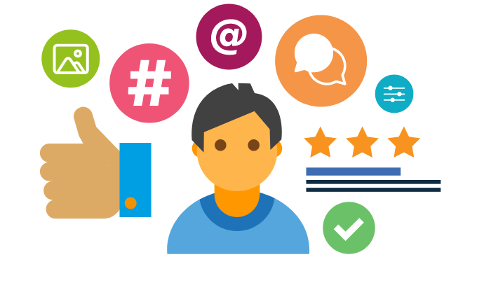 Graphic illustration of user content