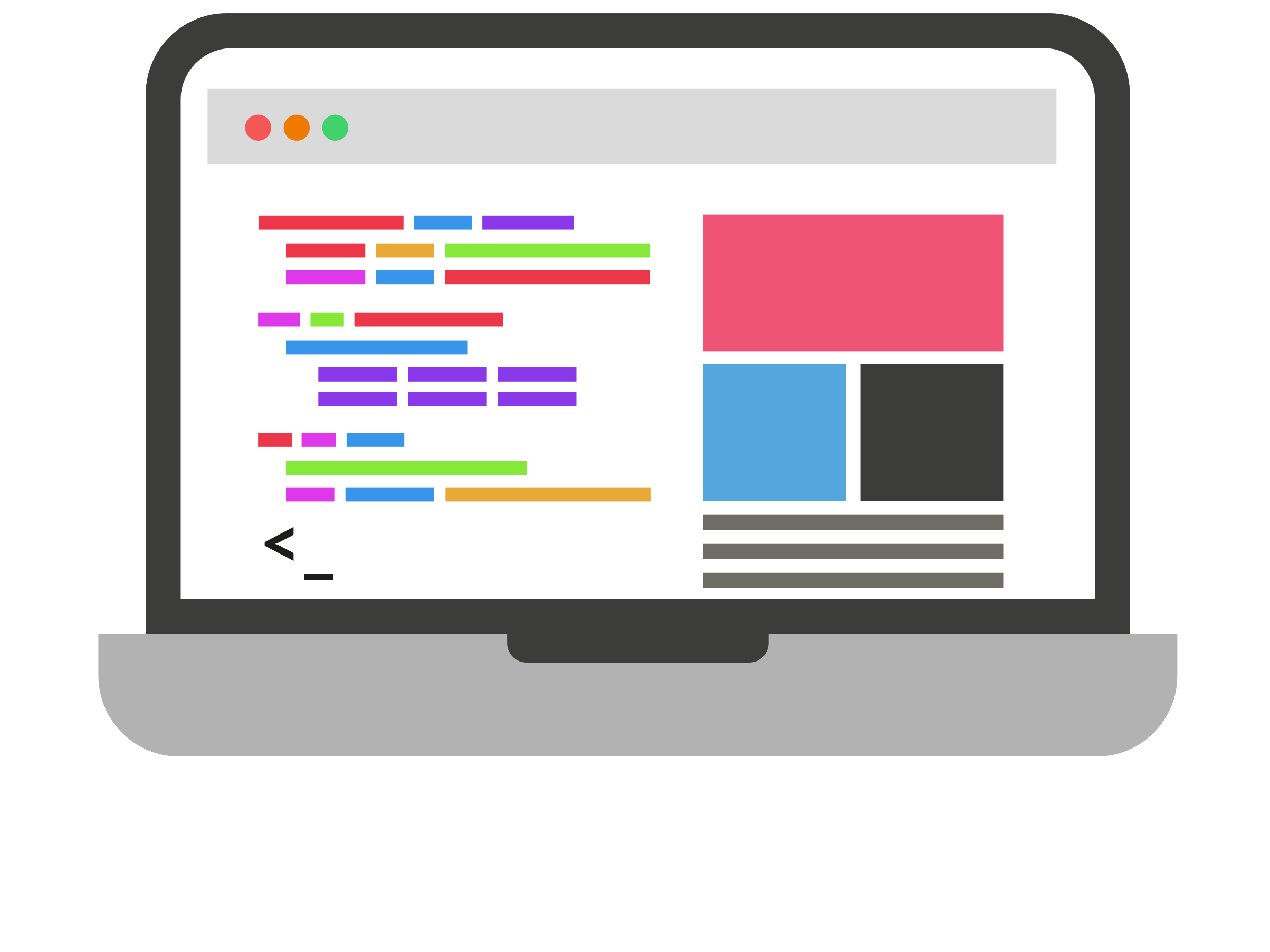 Graphic showing build and develop